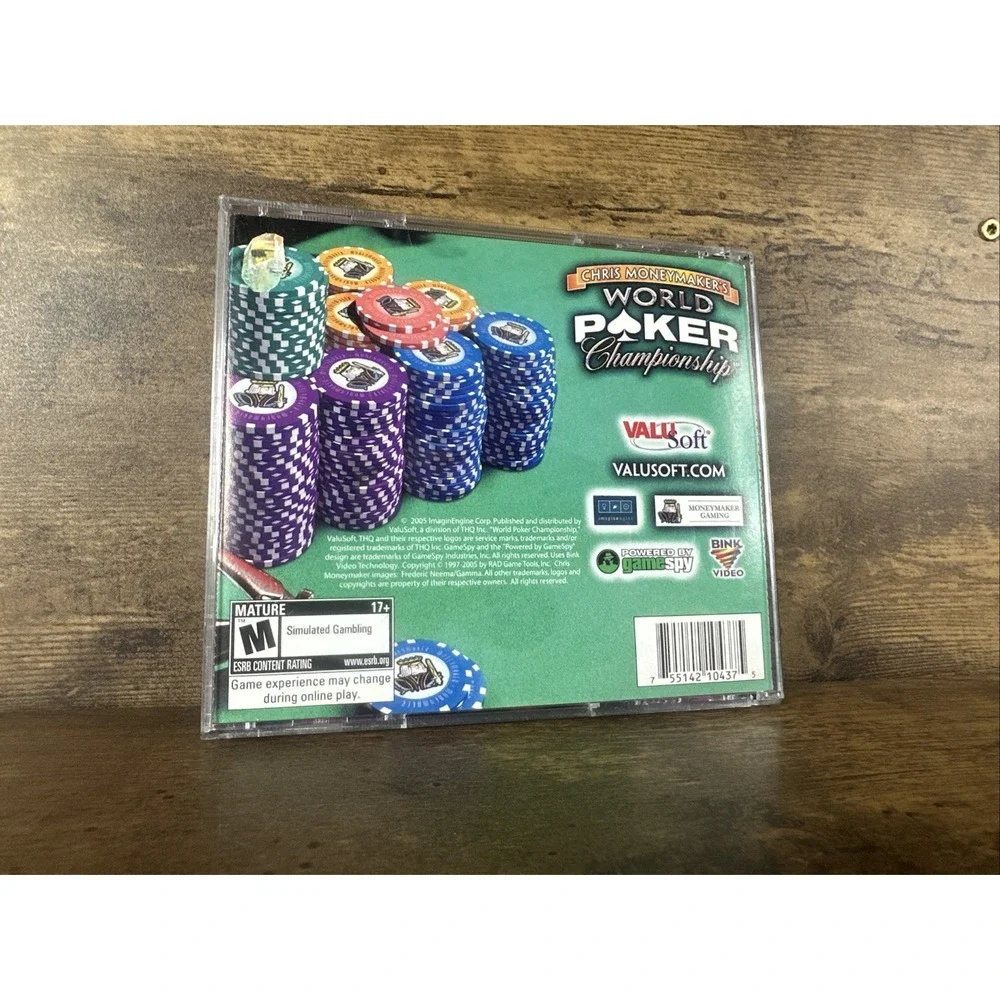 Chris Moneymaker's World Poker Championship (PC, 2005) Tested Fast Safe Shipping